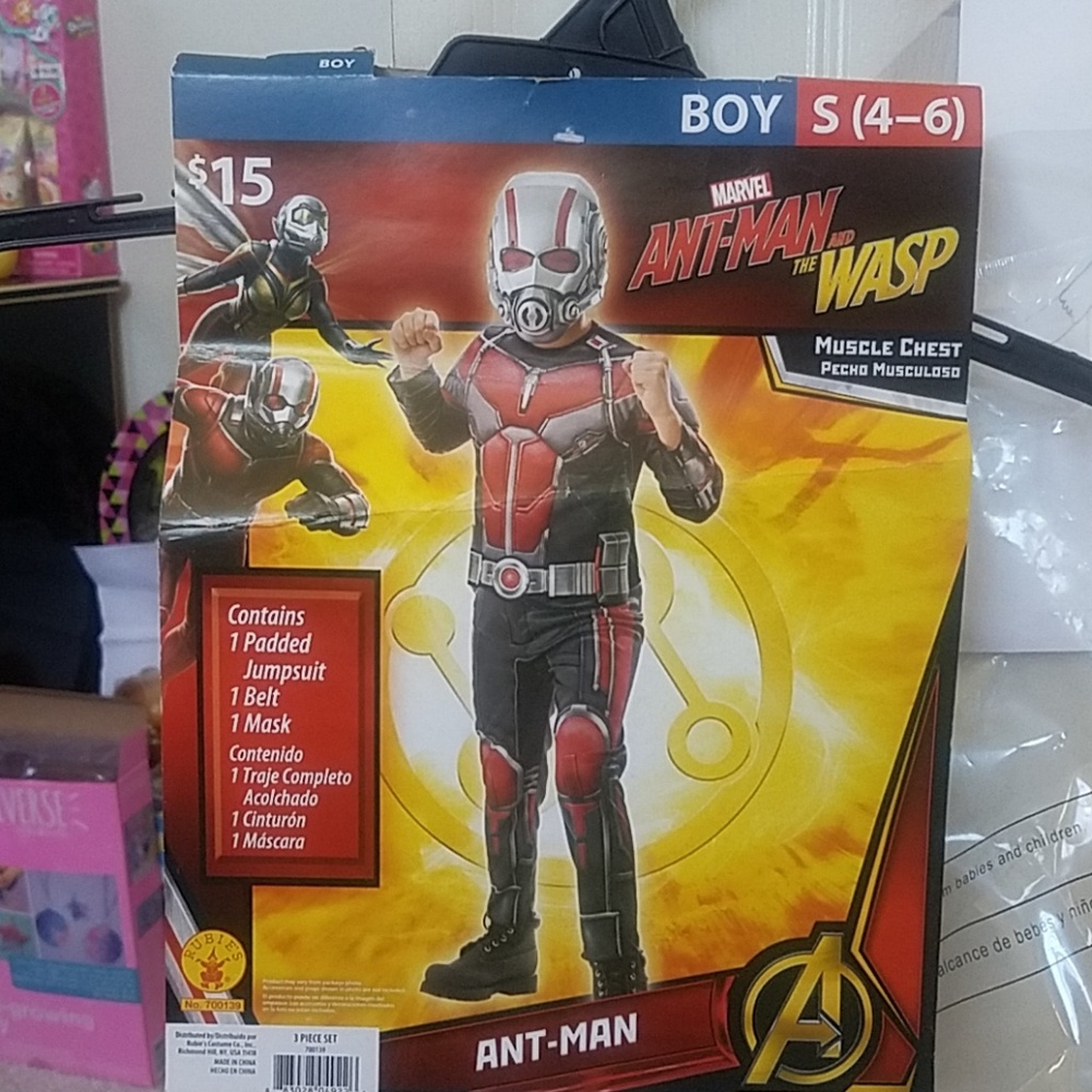 Kids Halloween Ant man costume set
